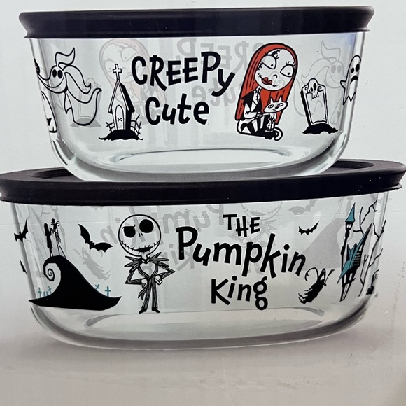 Pyrex Kitchen Nwt Nightmare Before Christmas Pyrex Storage